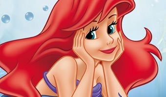 Personagem Ariel do filme 'A pequena sereia'