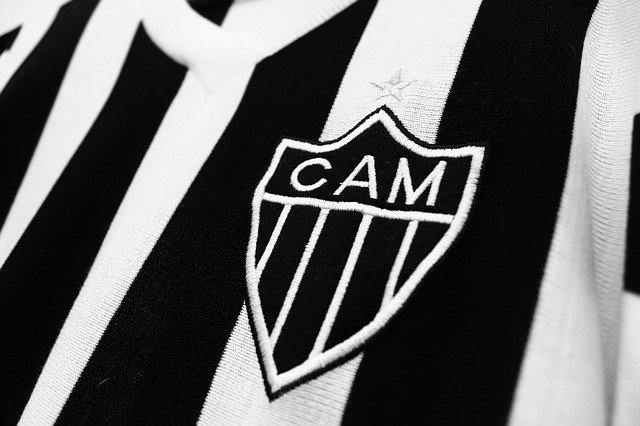 Camisa e brasão do Atlético Mineiro
