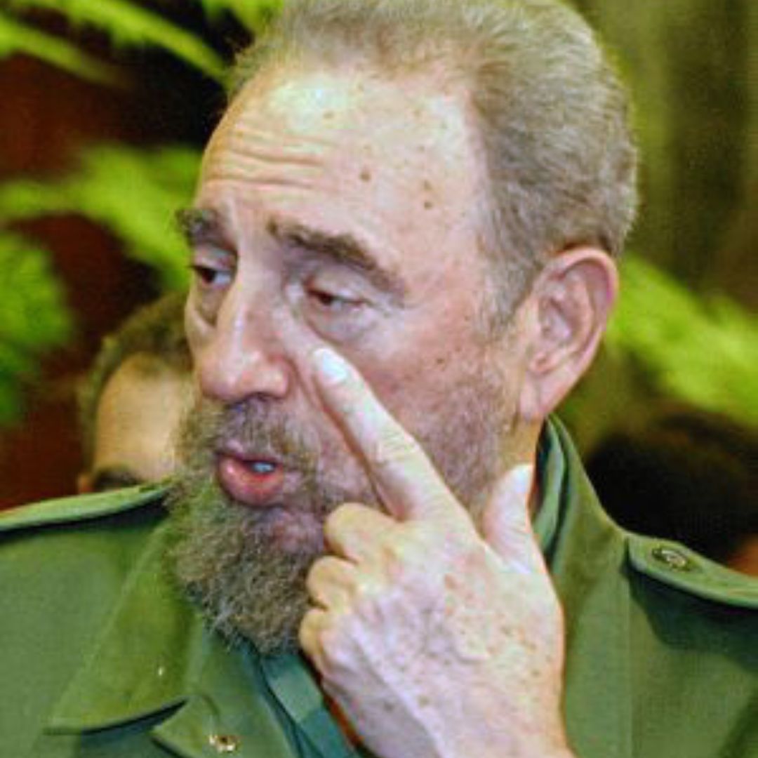 Imagem do político Fidel Castro