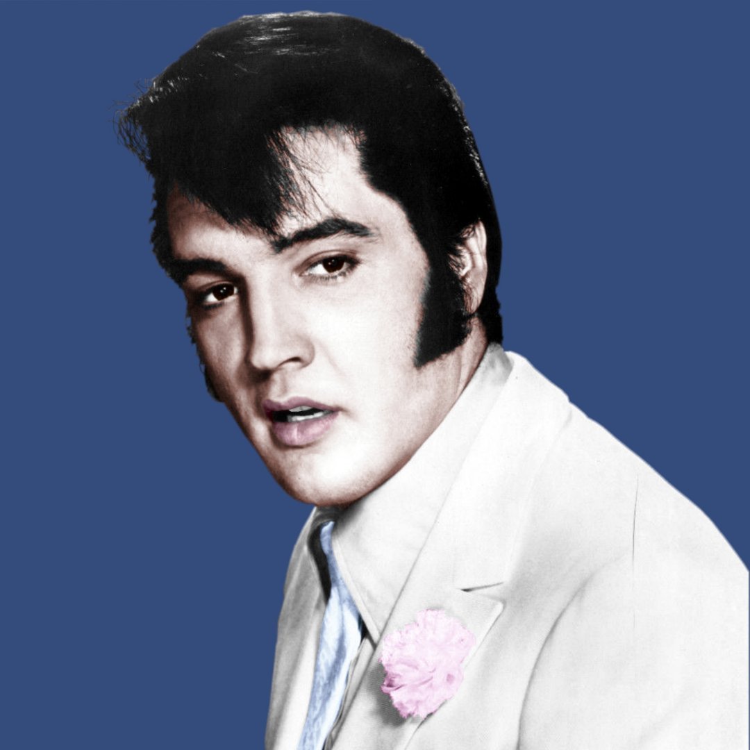 Imagem do cantor Elvis Presley