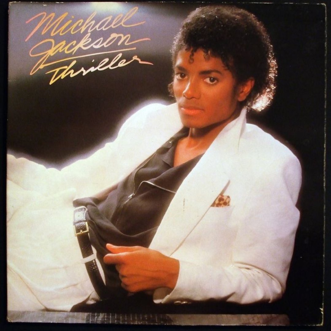 Capa do álbum 'Thriller', do cantor norte-americano Michael Jackson