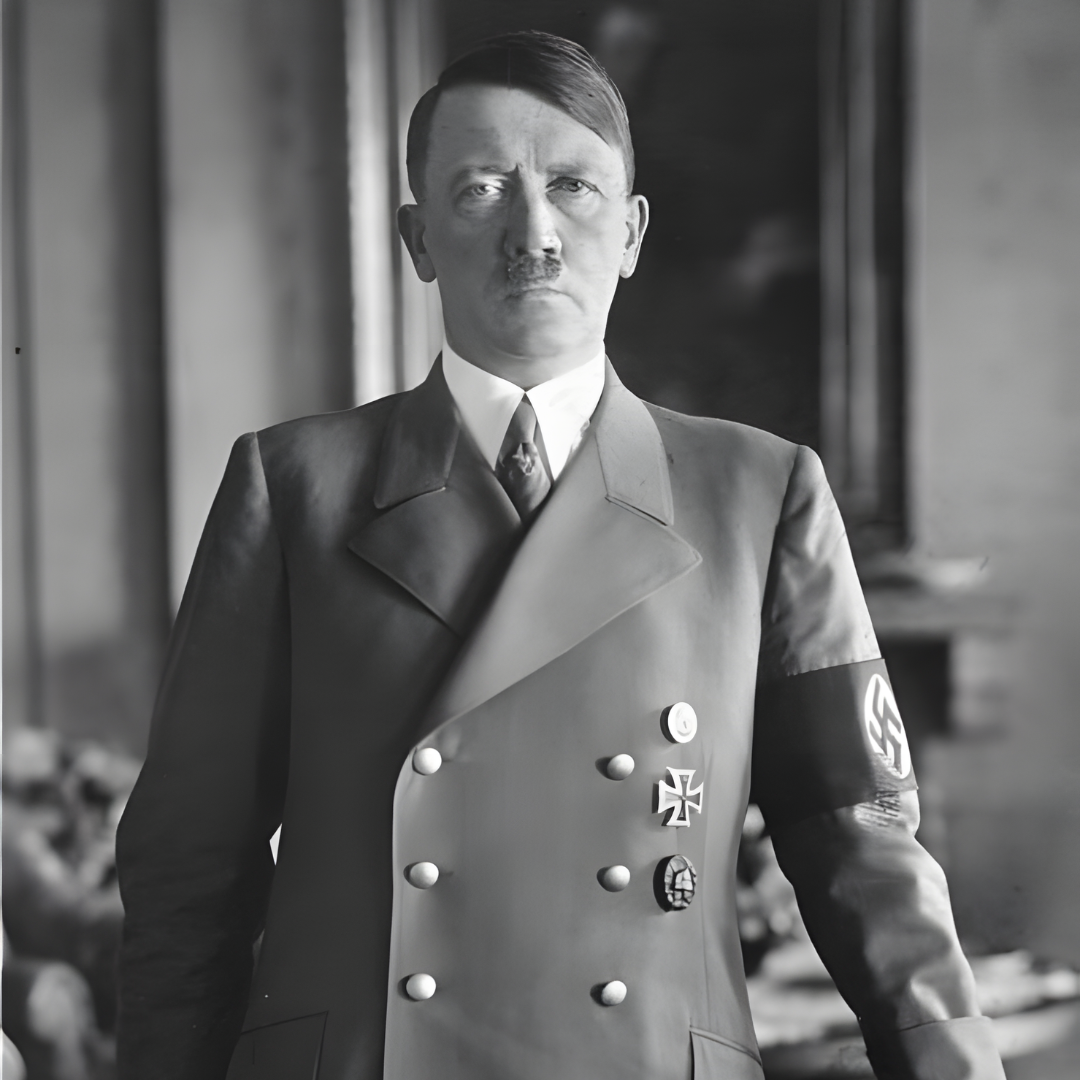 Imagem do político nazista Adolf Hitler