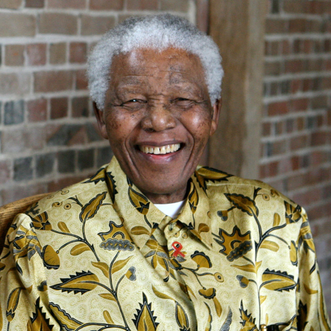 Imagem do ex-presidente da Africa do Sul, Nelson Mandela