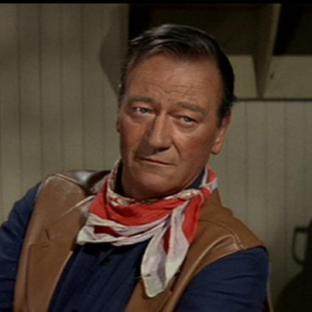 Imagem do ator norte americano John Wayne
