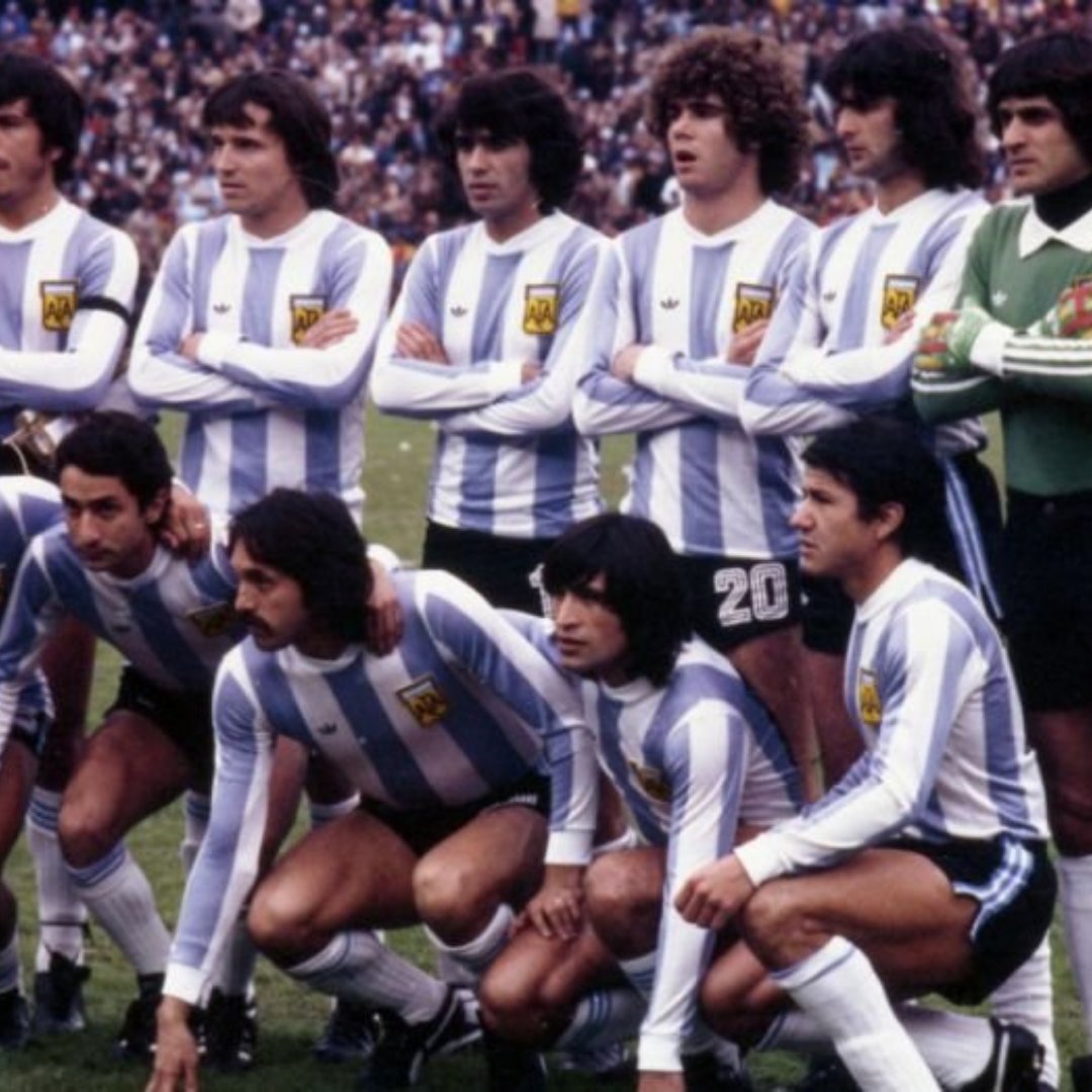 Formação da seleção argentina em 1978