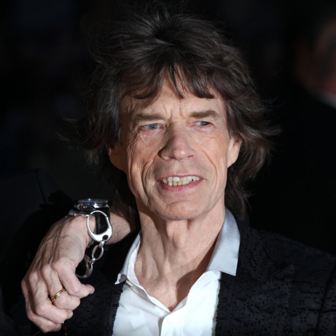 Imagem do cantor e compositor Mick Jagger