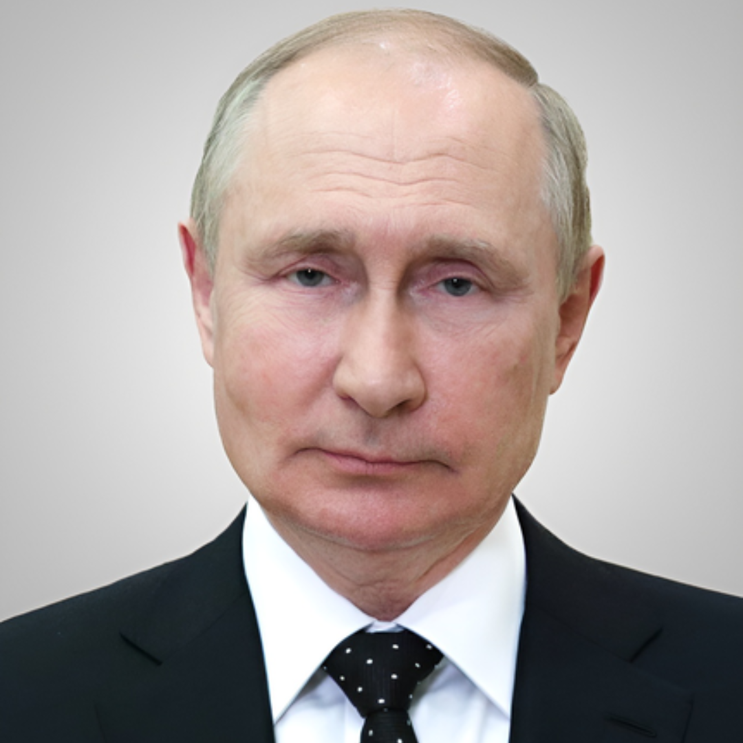 Presidente da Rússia em foto oficial