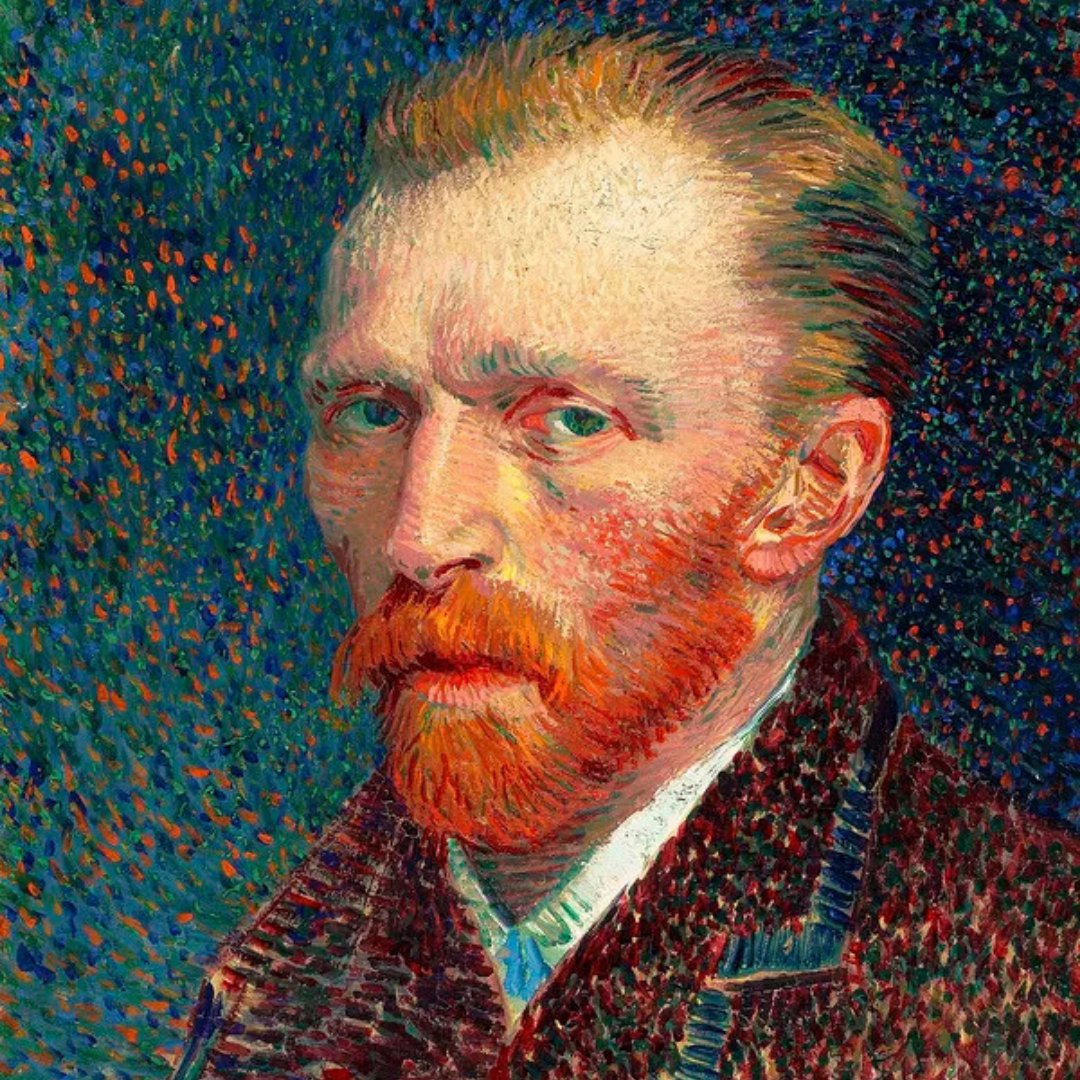 Retrato do pintor Vincent Van Gogh