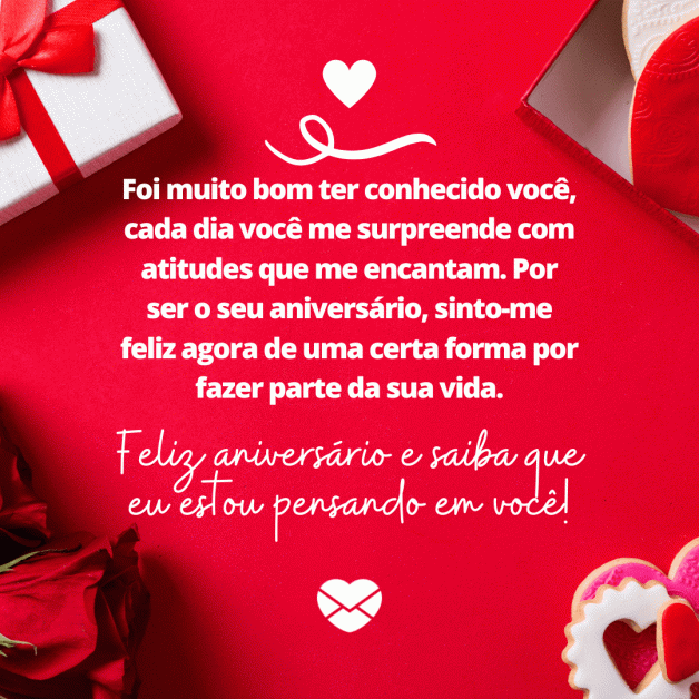 Aniversário do namorado: felicite-o com mensagens lindas