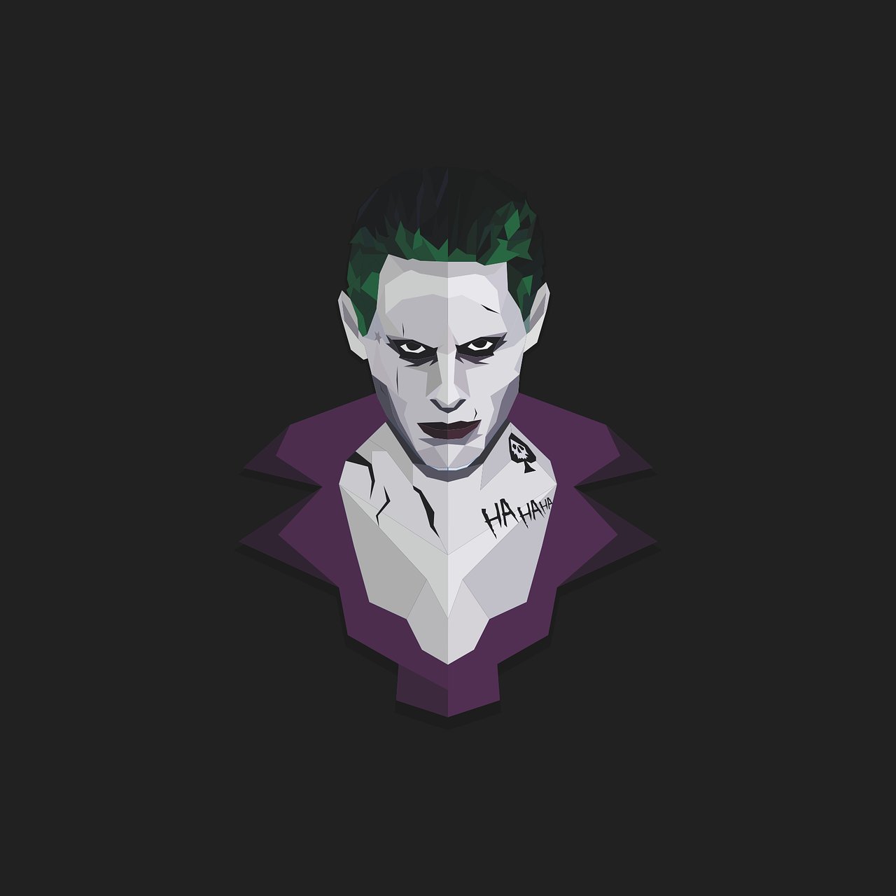 Desenho do personagem Coringa.