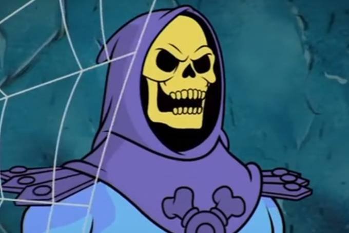 Imagem do personagem Esqueleto, do desenho He-man