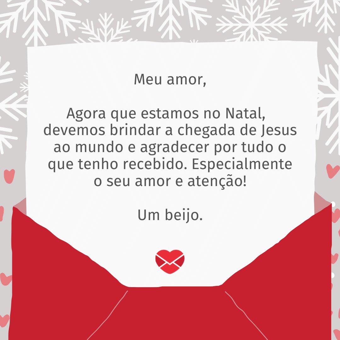 Natal romântico - Cartas de Amor Para o Natal - Natal