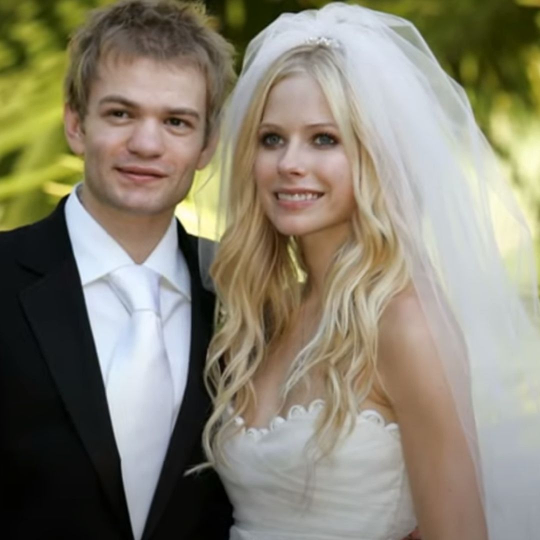 Imagem do casamento de Avril Lavigne e Deryck Whibley