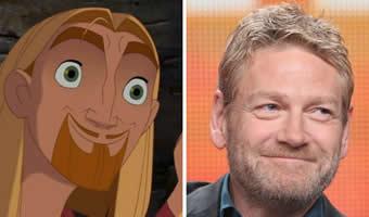 Personagem do filme 'O caminho para El Dorado' e ator Kenneth Branagh