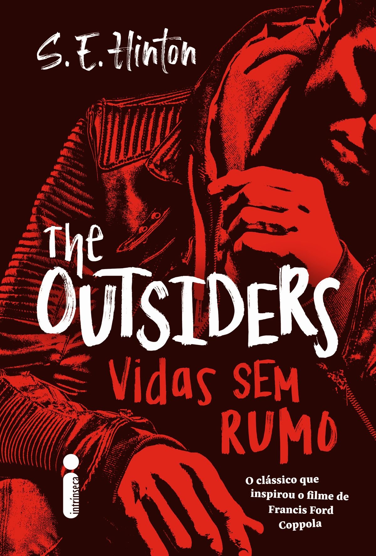 Capa do livro 'The Outsiders - Vidas Sem Rumo'.