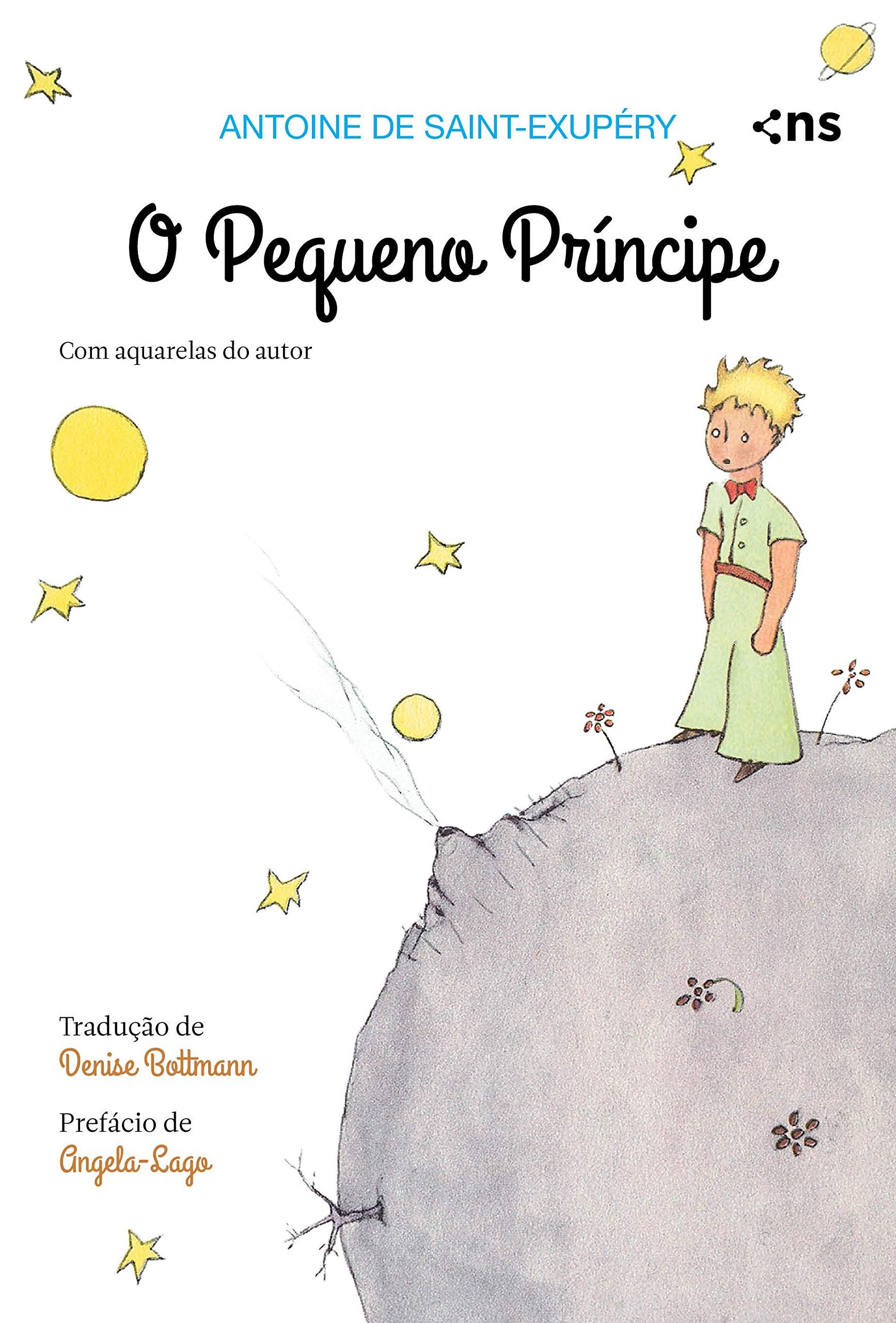 Capa do livro 'O Pequeno Príncipe'.