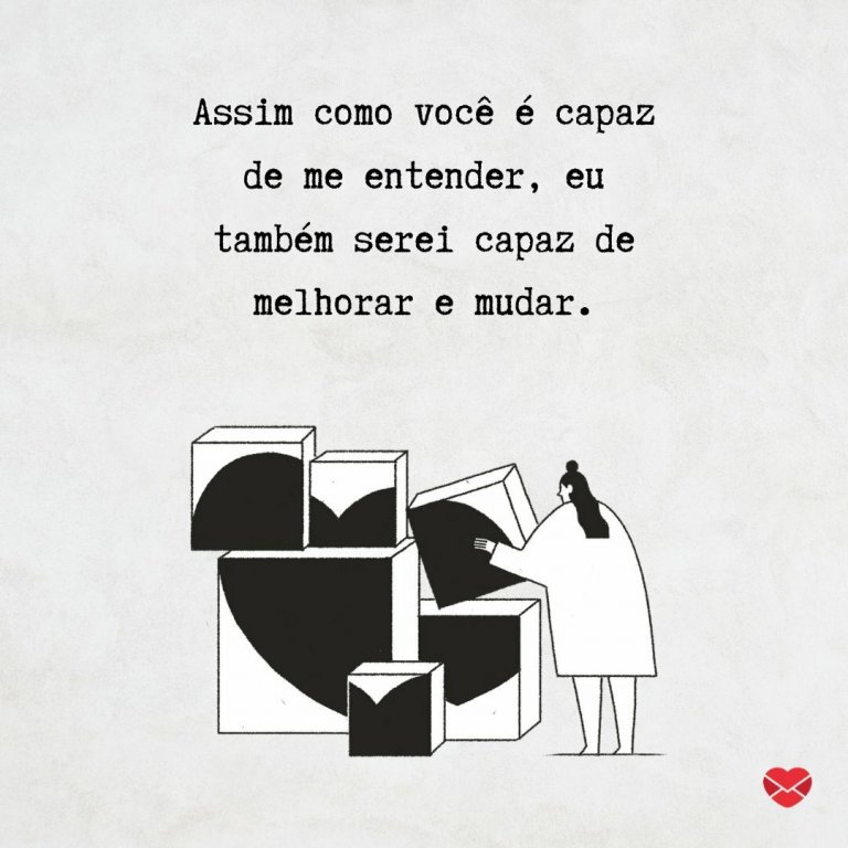 Frases de desculpas para o seu amor Lhe devo desculpas