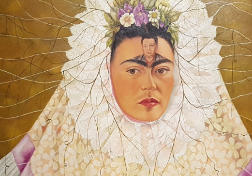 Pintura feita por Frida em 1943 que representa ela mesma