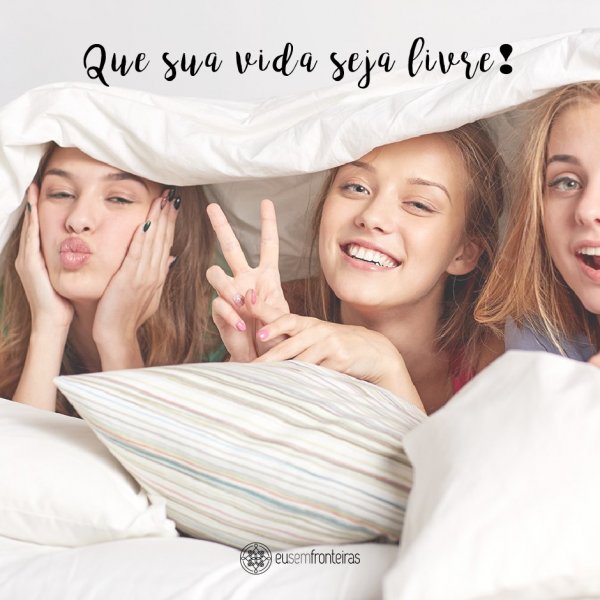 Eu Sem Fronteiras/Canva 'Que sua vida seja livre!' - Parabéns, prima!