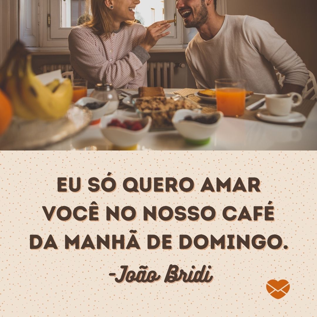 Café da manhã de domingo - João Bridi - Bom dia