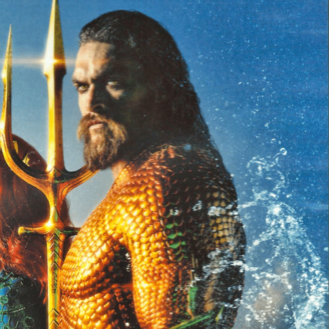 Jason Momoa como Aquaman.