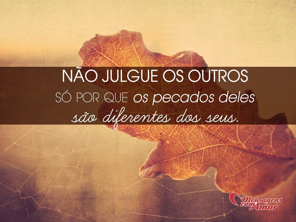 Fotos frases tocantes para vocª pensar sobre a vida Pecados