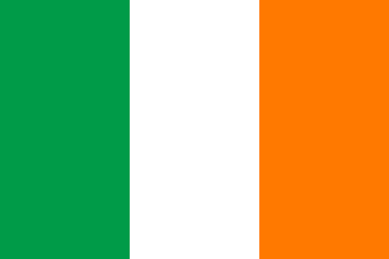 Bandeira da Irlanda - Significado das Bandeiras dos Países