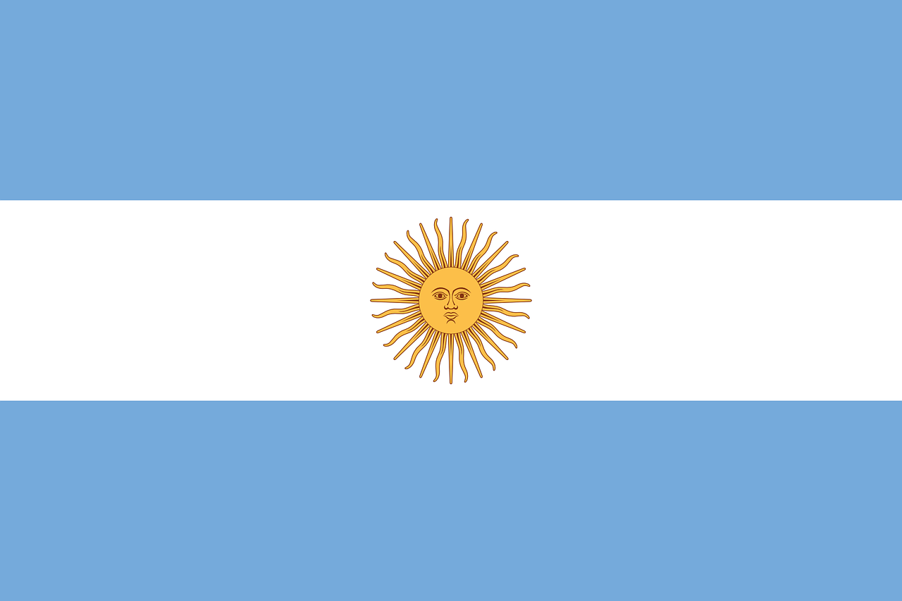 Bandeira da Argentina - Significado das Bandeiras dos Países