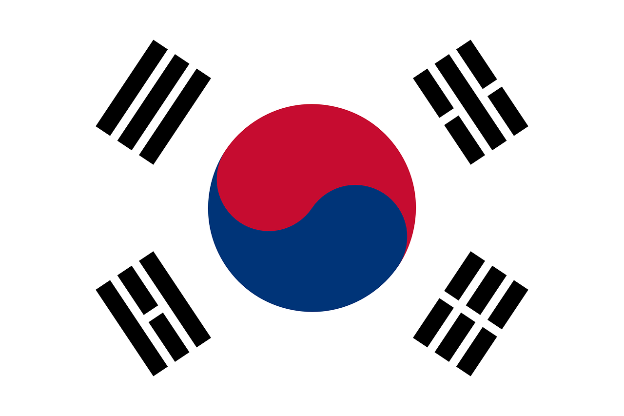 Bandeira da Coréia do Sul - Significado das Bandeiras dos Países