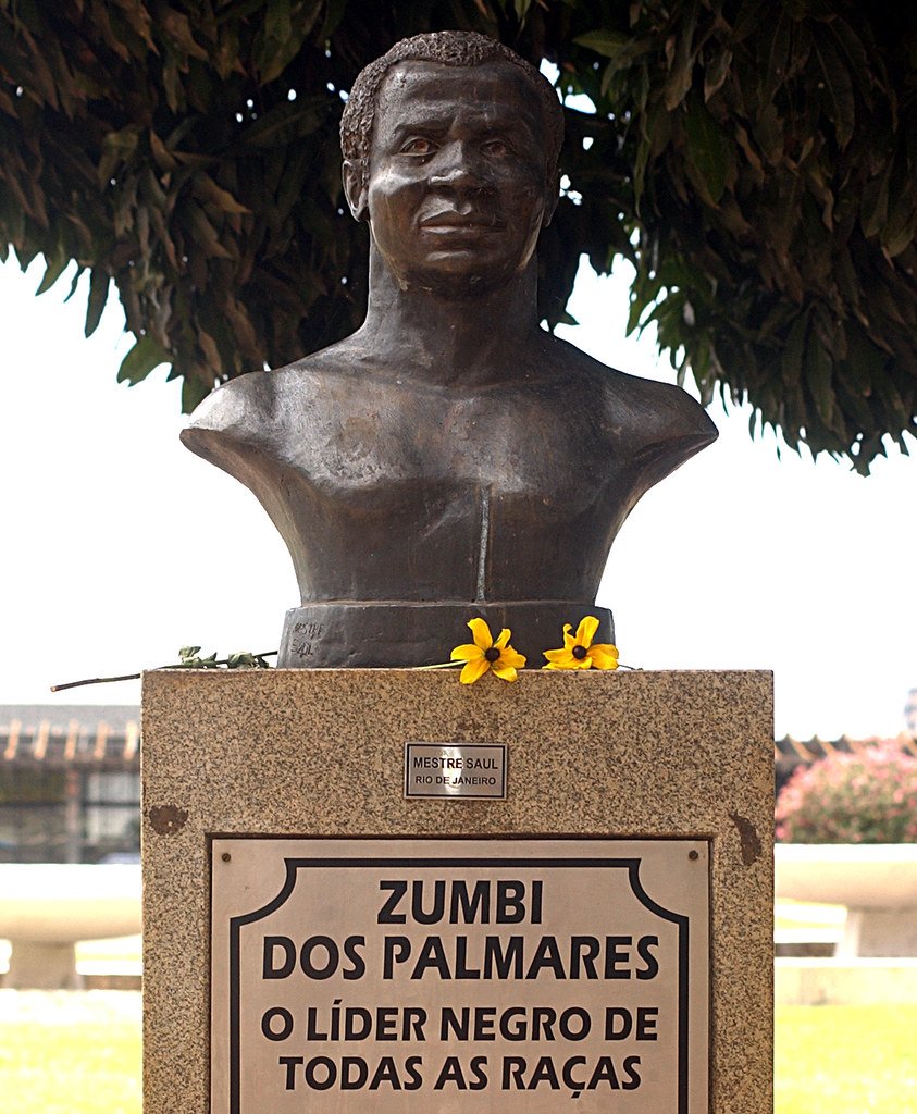 Busto Zumbi dos Palmares em Brasília.
