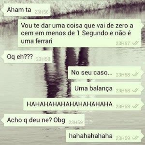 Print de conversa em aplicativo WhatsApp