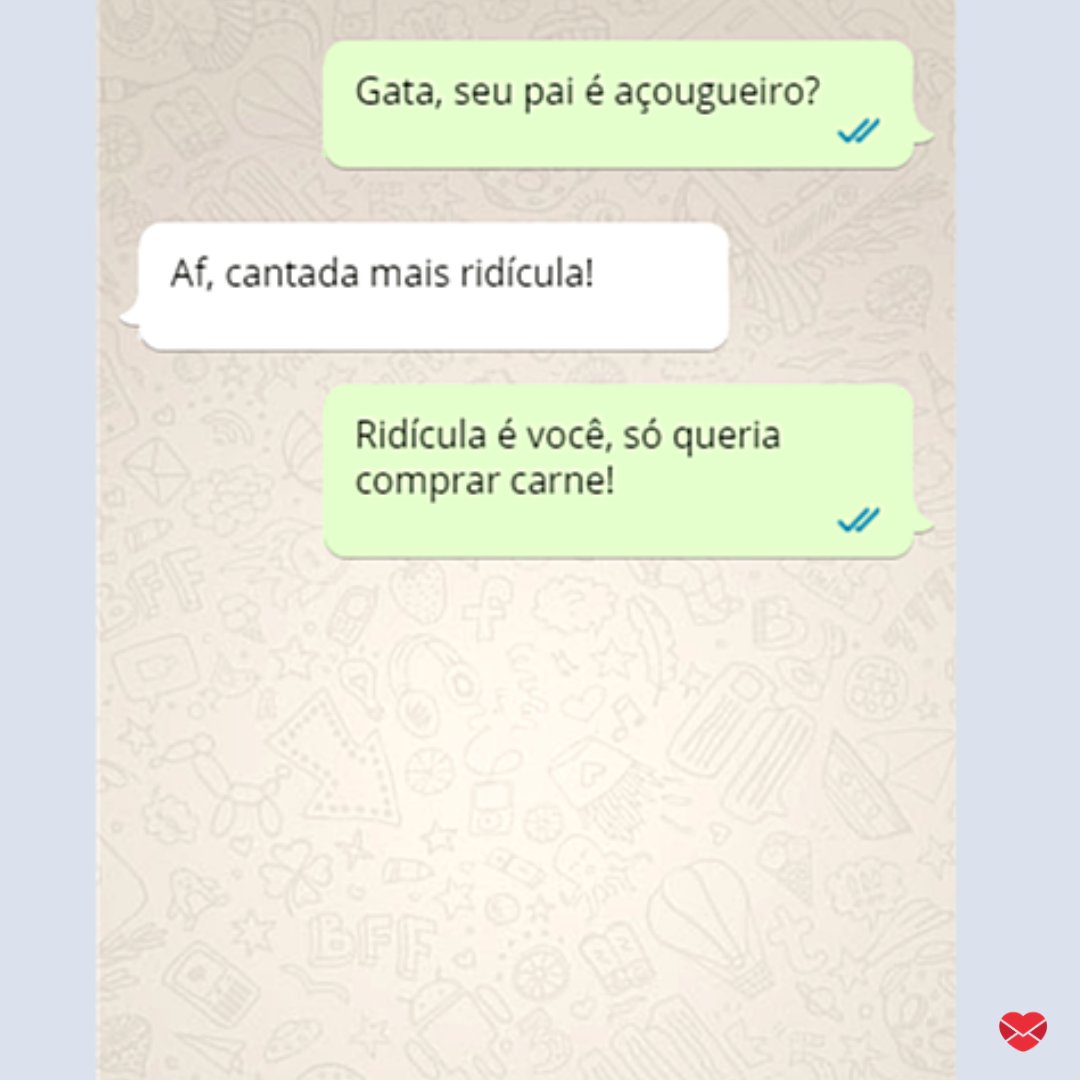 Print de conversa em aplicativo WhatsApp