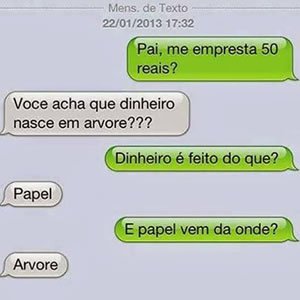 Reprodução internet Print de conversa em aplicativo WhatsApp