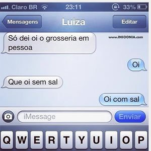 Print de conversa em aplicativo WhatsApp