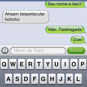 Reprodução internet Print de conversa em aplicativo WhatsApp