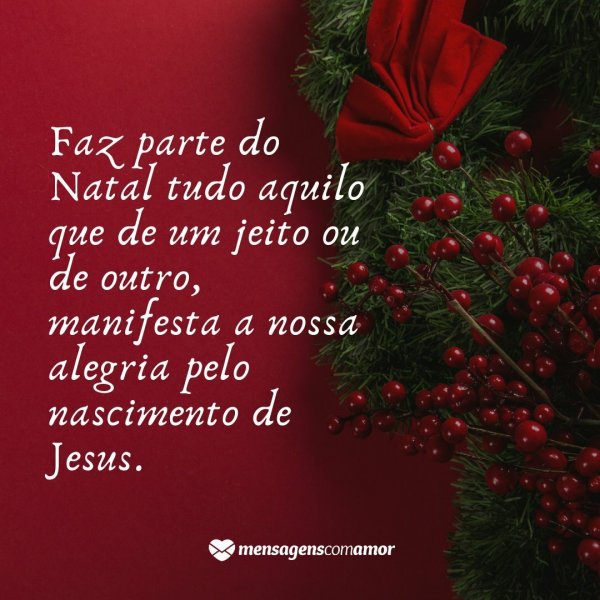 Frases curtas de Natal. A beleza natalina em poucas palavras.