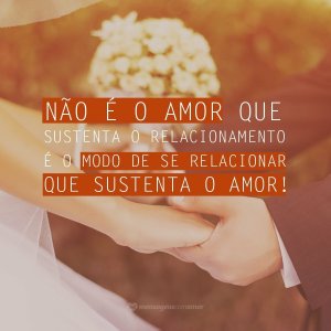 Pequenas mensagens sobre as expectativas do amor.