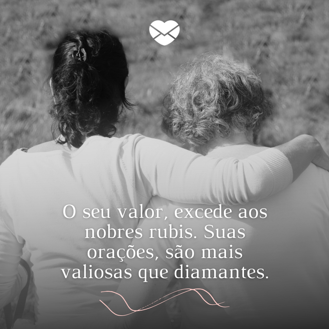 GiselaFotografie / Sparlestroke / Anugraha Design / Canva / Mensagens Com Amor 'O seu valor, excede aos nobres rubis. Suas orações, são mais valiosas que diamantes.' - Depoimentos para as Mães