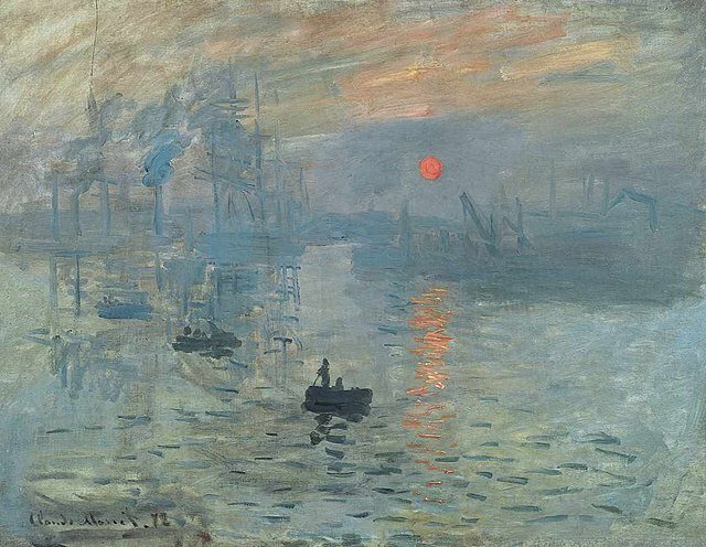 Resultado de imagem para monet impressão nascer do sol