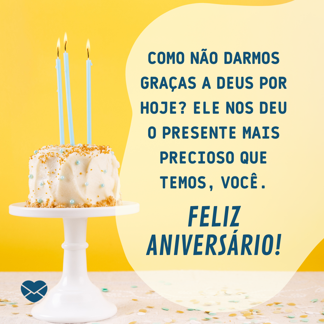 molchanova de getty images pro/ feminineinspireforu/ Canva/ Mensagem com amor 'Como não darmos graças a Deus por hoje? Ele nos deu o presente mais precioso que temos, você. Feliz aniversário!' - Mensagens de Aniversário lindas