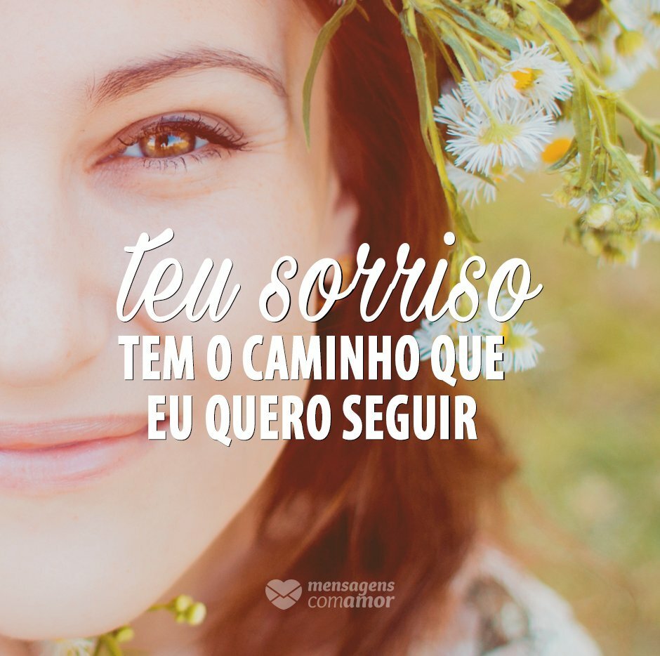 Declare o seu amor Frases de Um Amor Perfeito O teu sorriso tem o caminho que eu quero seguir E o teu cora§£o tem o tamanho exato para aconchegar o meu Teus olhos e abra§os cativam me quando me