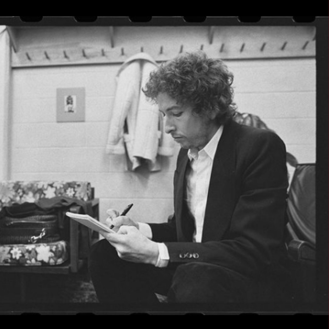 Foto de perfil do cantor Bob Dylan