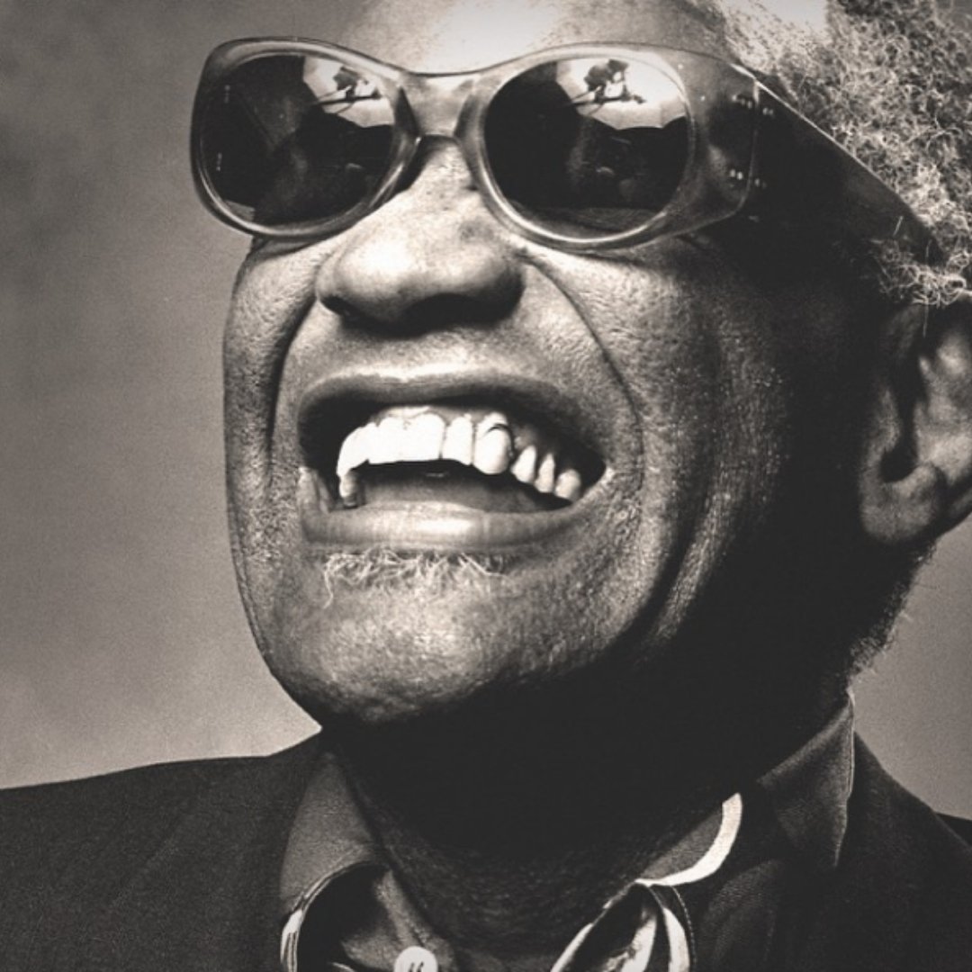 Foto do cantor Ray Charles