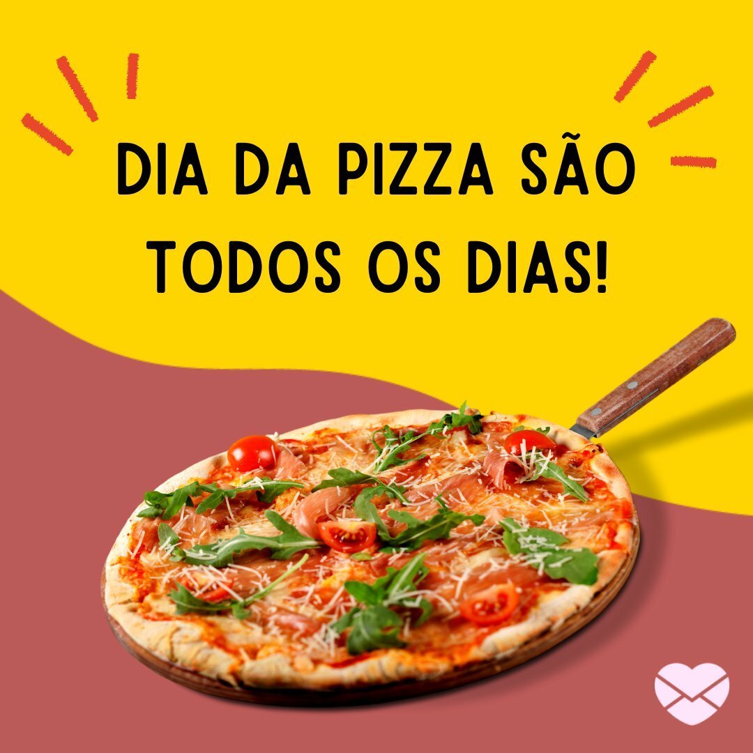 Frases sobre pizza. Compartilhe palavras muito saborosas!