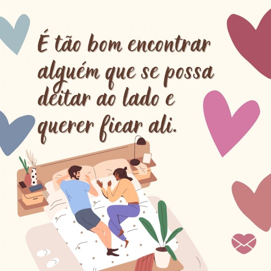 Mensagens Com Amor/Canva 'Eu me apaixonei pelo jeito que você me tocou sem ter usado suas mãos' - Belos Textos de Amor