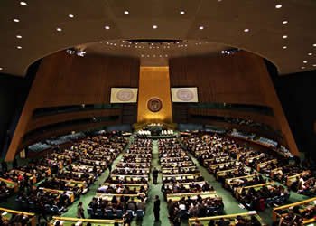 Sala de conferência da ONU em Nova York