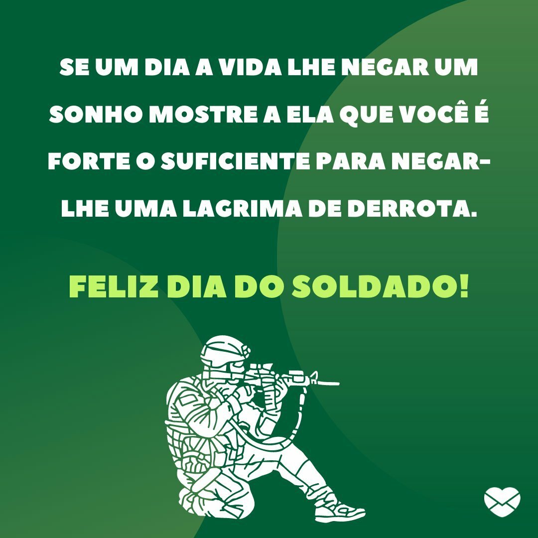 Dia do Soldado. Preste continência aos heróis da nação!