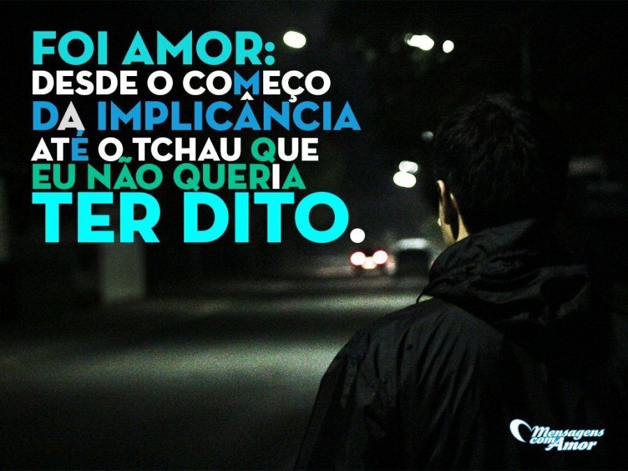 Eu só quero amar. Nada mais importa!