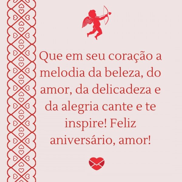 Feliz aniversário, meu amor! Felicite quem você mais ama