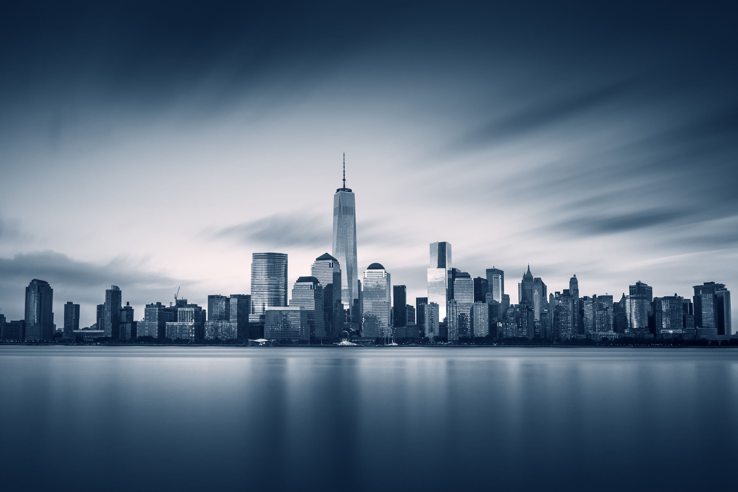 Foto panorâmica da cidade de Nova Iorque
